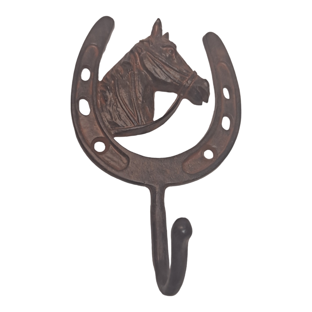 Horse Wall Hook Decorative Cowboy Metal Hanger